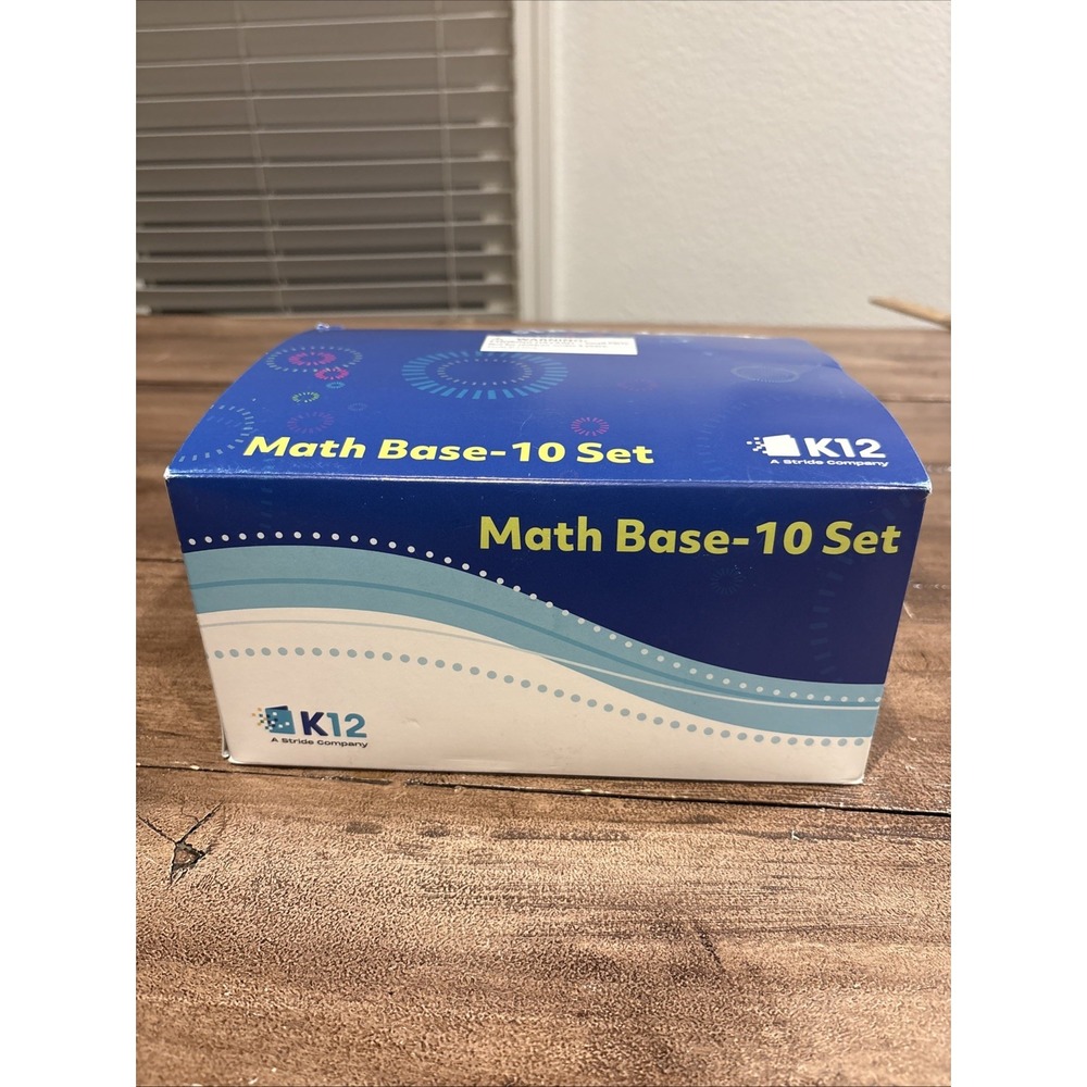K12 Math Base 10 Set Counting Cubes Blocks New Sealed Bags Homeschool‎